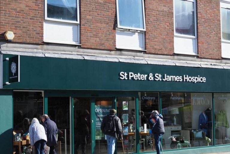 Shop & Donate at St Peter & St James Hospice – Sussex Stores